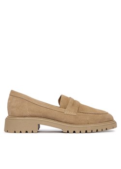 Loafersy Tamaris 1-24300-45 Beżowy ze sklepu eobuwie.pl w kategorii Lordsy damskie - zdjęcie 188034687