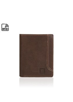 portfel skórzany męski KLASYCZNY stębnowany składany ze sklepu Słoń Torbalski w kategorii Portfele męskie - zdjęcie 188035539