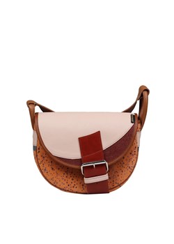 pomarańczowa damska torebka listonoszka skórzana na ramię Freshman M ze sklepu Słoń Torbalski w kategorii Listonoszki - zdjęcie 188035566