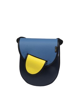 granatowa torebka damska skórzana na ramię City Light ze sklepu Słoń Torbalski w kategorii Listonoszki - zdjęcie 188035578