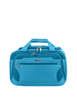niebieska torba podróżna materiałowa bagaż podręczny 40x20x25cm ze sklepu Słoń Torbalski w kategorii Torby podróżne - zdjęcie 188035588