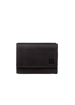 czarny portfel skórzany z czerwonym wnętrzem ze sklepu Słoń Torbalski w kategorii Portfele damskie - zdjęcie 188035606