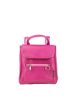 różowy mały plecak skórzany Zoya ze sklepu Słoń Torbalski w kategorii Plecaki - zdjęcie 188035645