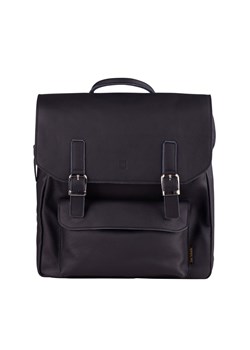 czarny plecak skórzany Teofila ze sklepu Słoń Torbalski w kategorii Plecaki - zdjęcie 188035649