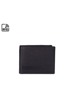 Czarny portfel skórzany AREK ze sklepu Słoń Torbalski w kategorii Portfele męskie - zdjęcie 188035658