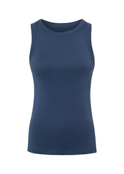Marie Lund Top damski Kobiety Bawełna indygo jednolity ze sklepu vangraaf w kategorii Bluzki damskie - zdjęcie 188035765