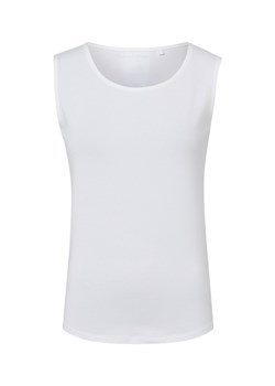 Franco Callegari Damski top z dżerseju Kobiety Bawełna biały jednolity ze sklepu vangraaf w kategorii Bluzki damskie - zdjęcie 188035797