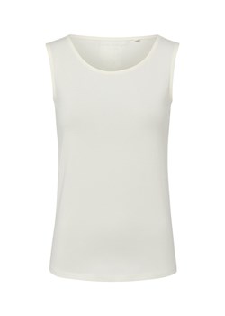 Franco Callegari Damski top z dżerseju Kobiety Bawełna écru jednolity ze sklepu vangraaf w kategorii Bluzki damskie - zdjęcie 188035798