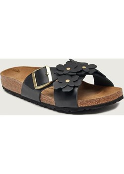 Birkenstock Skórzane klapki Siena Flowers II | narrow fit ze sklepu Gomez Fashion Store w kategorii Klapki damskie - zdjęcie 188035929