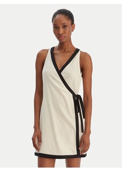 Seafolly Sukienka letnia Beach Bound 55589-DR Beżowy Slim Fit ze sklepu MODIVO w kategorii Sukienki - zdjęcie 188037155