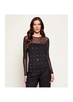 Karl Lagerfeld Bluzka Rhinestone | Slim Fit ze sklepu Gomez Fashion Store w kategorii Bluzki damskie - zdjęcie 188037915