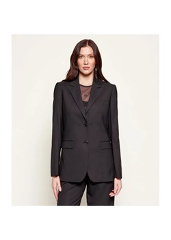 Karl Lagerfeld Wełniana marynarka Logo Tape | Relaxed fit ze sklepu Gomez Fashion Store w kategorii Marynarki damskie - zdjęcie 188038066