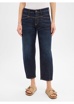 Cambio Dżinsy - Elin Kobiety Bawełna dark stone jednolity ze sklepu vangraaf w kategorii Jeansy damskie - zdjęcie 188038136