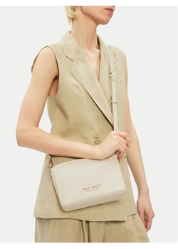 Torebka Nine West JH6650-NW Beżowy ze sklepu eobuwie.pl w kategorii Listonoszki - zdjęcie 188038597