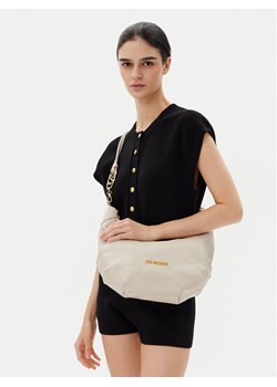 Torebka LOVE MOSCHINO JC4053PP1MLF0110 Écru ze sklepu eobuwie.pl w kategorii Torebki damskie - zdjęcie 188038605