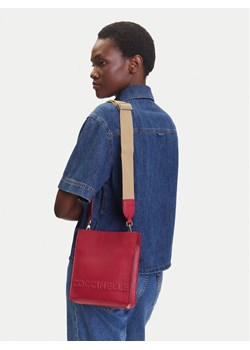 Torebka Coccinelle E1 QBB 15 01 01 Bordowy ze sklepu eobuwie.pl w kategorii Listonoszki - zdjęcie 188038657