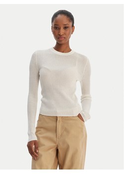 HUGO Sweter Somya_B 50554221 Beżowy Slim Fit ze sklepu MODIVO w kategorii Swetry damskie - zdjęcie 188039026