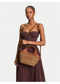 TOUS Torebka Lirio Rafia 2002205343 Brązowy ze sklepu MODIVO w kategorii Torebki damskie - zdjęcie 188039105