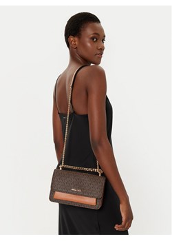 MICHAEL Michael Kors Torebka Claire 30R5GC7L3B Brązowy ze sklepu MODIVO w kategorii Kopertówki - zdjęcie 188039228
