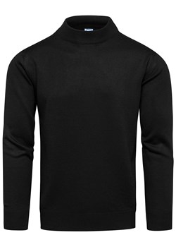 Sweter męski półgolf czarny basic Recea ze sklepu Recea.pl w kategorii Swetry męskie - zdjęcie 188039557