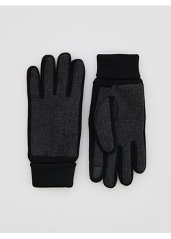 Reserved - Rękawiczki z dodatkiem wełny - czarny ze sklepu Reserved w kategorii Rękawiczki męskie - zdjęcie 188039617