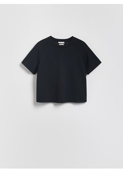 Reserved - T-shirt z modalem - czarny ze sklepu Reserved w kategorii Bluzki damskie - zdjęcie 188039738