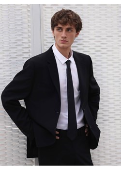 Reserved - Marynarka slim fit - czarny ze sklepu Reserved w kategorii Marynarki męskie - zdjęcie 188039778