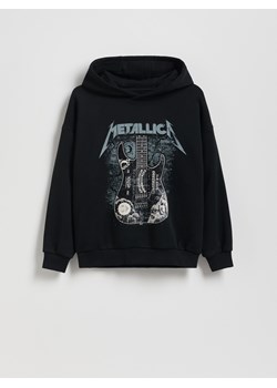 Reserved - Bluza z motywem Metallica - czarny ze sklepu Reserved w kategorii Bluzy chłopięce - zdjęcie 188039787