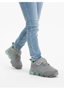 Sneakersy Dziecięce Astra Szare Syntetyczne Sportowe na Lato ze sklepu royalfashion.pl w kategorii Buty sportowe dziecięce - zdjęcie 188041088