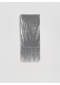 Reserved - Cekinowa spódnica z frędzlami - srebrny ze sklepu Reserved w kategorii Spódnice - zdjęcie 188041239