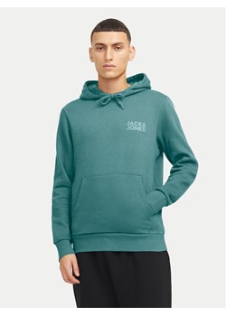 Jack & Jones Bluza Corp 12152840 Zielony Regular Fit ze sklepu MODIVO w kategorii Bluzy męskie - zdjęcie 188041395