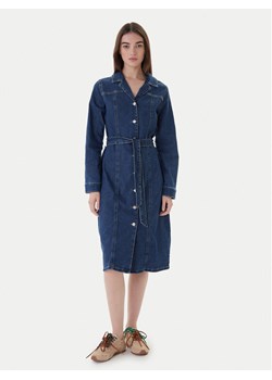 Vero Moda Sukienka jeansowa Telly 10338086 Niebieski Regular Fit ze sklepu MODIVO w kategorii Sukienki - zdjęcie 188041406