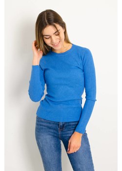 NIEBIESKI PRĄŻKOWANY SWETER ze sklepu olika.com.pl w kategorii Swetry damskie - zdjęcie 188042316