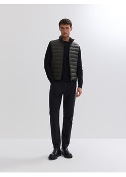 Reserved - Lekka pikowana kamizelka puchowa - zielony ze sklepu Reserved w kategorii Kamizelki męskie - zdjęcie 188042819