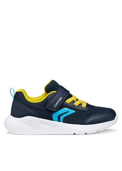 Sneakersy Geox J Sprintye Boy J36GBA 01454 C0657 S Granatowy ze sklepu eobuwie.pl w kategorii Buty sportowe dziecięce - zdjęcie 188047815