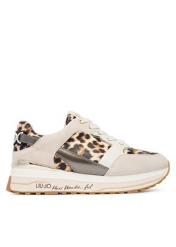 Liu Jo Sneakersy Maxi Wonder 91 BA6011 PX811 Beżowy ze sklepu MODIVO w kategorii Buty sportowe damskie - zdjęcie 188048405