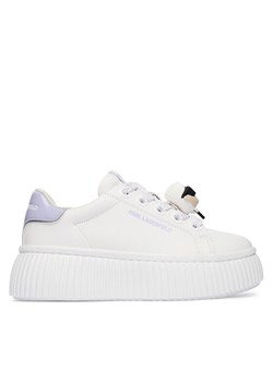 KARL LAGERFELD Sneakersy Kreeper Lo KL42336T Écru ze sklepu MODIVO w kategorii Buty sportowe damskie - zdjęcie 188048455