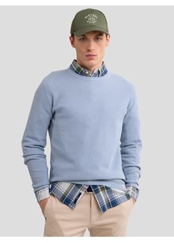 Sweter męski bawełniany błękitny Neilon 400 ze sklepu Big Star w kategorii Swetry męskie - zdjęcie 188049498