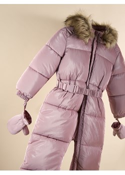 Reserved - PIkowany kombinezon z ociepleniem - fioletowy ze sklepu Reserved w kategorii Kombinezony dziewczęce - zdjęcie 188049696