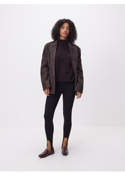 Reserved - Legginsy z wiskozą - czarny ze sklepu Reserved w kategorii Spodnie damskie - zdjęcie 188049705