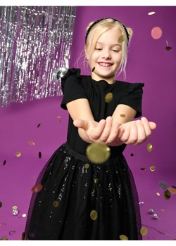 Sinsay - Spódnica mini z połyskującymi cekinami - czarny ze sklepu Sinsay w kategorii Spódnice dziewczęce - zdjęcie 188050307