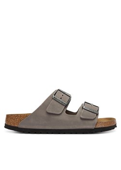 Klapki Birkenstock Arizona Sfb 1013645 Szary ze sklepu eobuwie.pl w kategorii Klapki damskie - zdjęcie 188050416