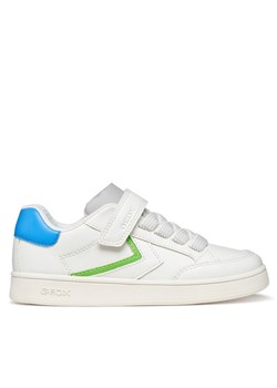 Sneakersy Geox J Eclyper Boy J55LSA 05411 C0478 D Biały ze sklepu eobuwie.pl w kategorii Buty sportowe dziecięce - zdjęcie 188050488
