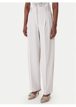 Patrizia Pepe Spodnie materiałowe 8P0794/A498-S748 Szary Regular Fit ze sklepu MODIVO w kategorii Spodnie damskie - zdjęcie 188051576