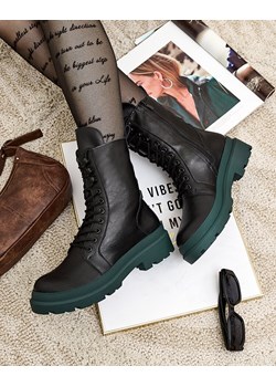 Royalfashion Eko skórzane damskie botki workery Vederme ze sklepu royalfashion.pl w kategorii Workery damskie - zdjęcie 188052679