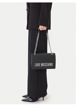 Torebka LOVE MOSCHINO JC4192PP0NKD000B Czarny ze sklepu eobuwie.pl w kategorii Kopertówki - zdjęcie 188053208