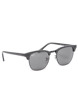 Okulary przeciwsłoneczne Ray-Ban Clubmaster 0RB3016 1305B1 Czarny ze sklepu eobuwie.pl w kategorii Okulary przeciwsłoneczne damskie - zdjęcie 188053299