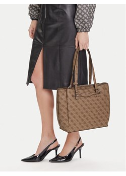 Torebka Guess Katya HWSG96 52230 Brązowy ze sklepu eobuwie.pl w kategorii Torby Shopper bag - zdjęcie 188053346