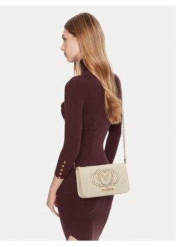 Torebka LOVE MOSCHINO JC4010PP1NLG0110 Écru ze sklepu eobuwie.pl w kategorii Kopertówki - zdjęcie 188053356
