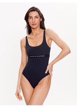 Tommy Hilfiger Strój kąpielowy UW0UW04126 Granatowy ze sklepu MODIVO w kategorii Stroje kąpielowe - zdjęcie 188054175